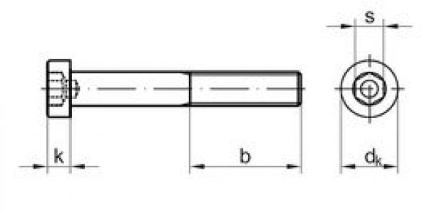 Винт с головкой цилиндрической формы DIN 6912 M 12x120 A2