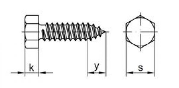 Саморез шуруп DIN7976 (Form C) 2,2x19 A2