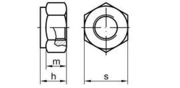 Гайка шестигранная DIN982 M5 8 Zn